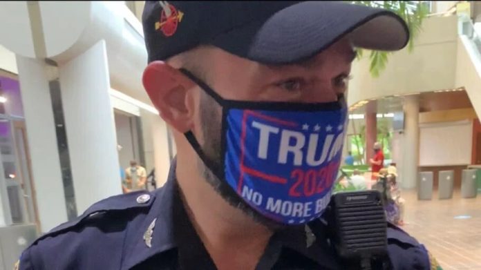 Policía de Miami puede ser disciplinado por usar máscara pro-Trump