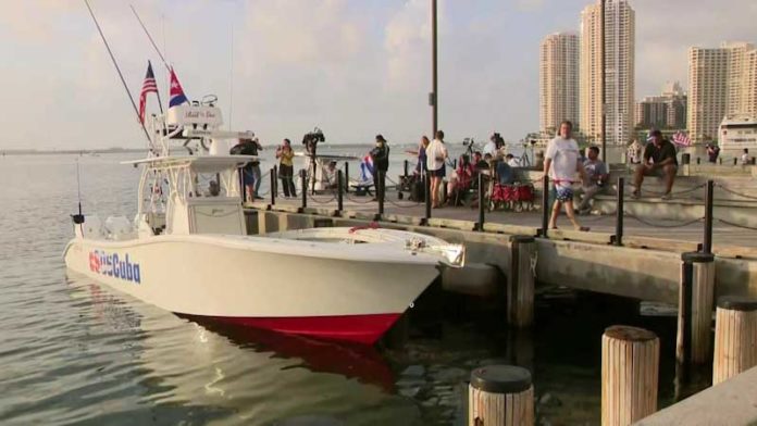 La 'flotilla de apoyo a Cuba', parte de Miami para mostrar su apoyo al pueblo cubano
